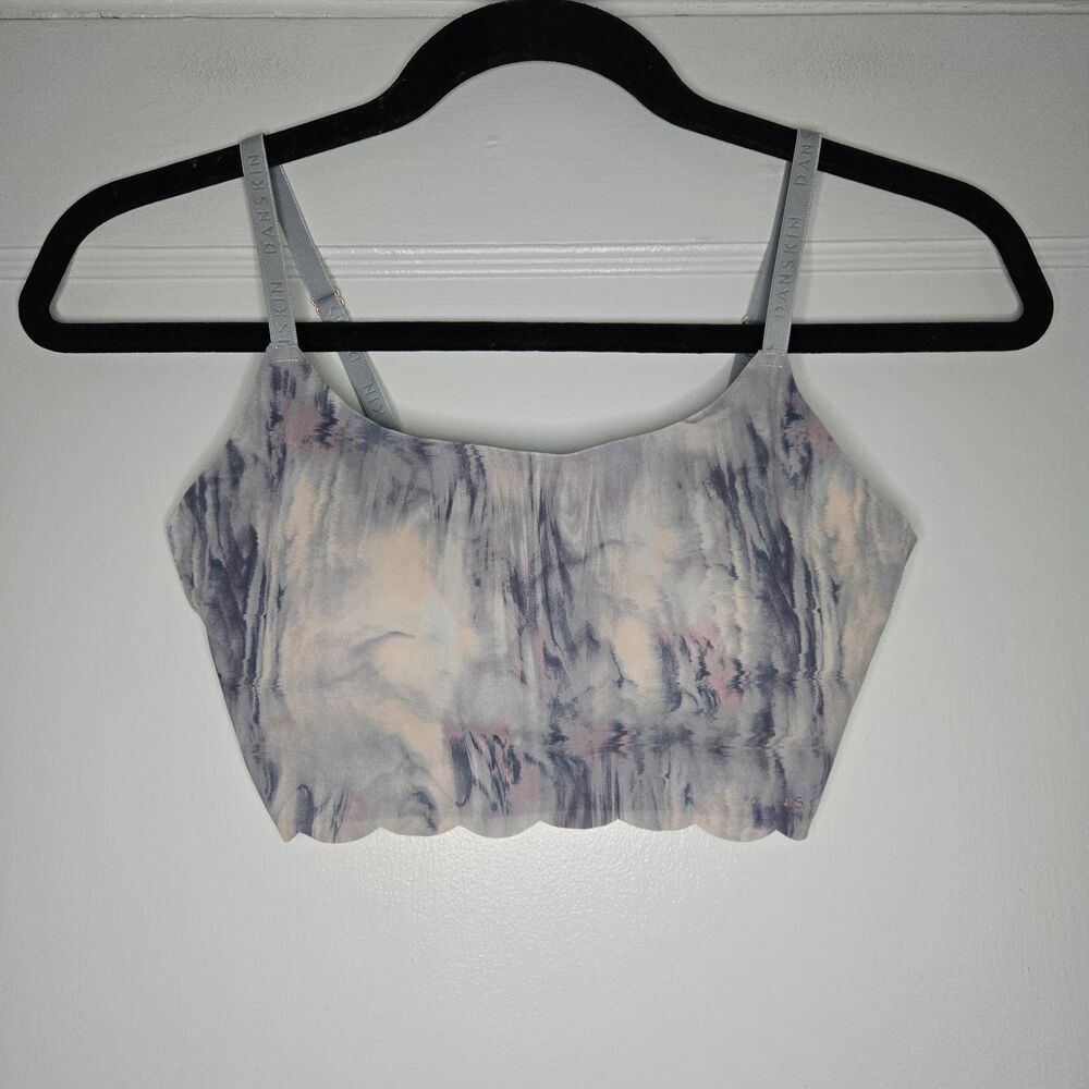 Danskin Tie Dye Bralette Womens S Multicolor Wireless Adjustable
